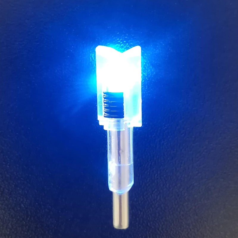 DEEPOWER Store Crossbow Lighted Nock with ON/Off Switch 4 Pack with .285”/.297”/.300”/.305” Bushings LED Nock Universal Fit for Bolts - Image 2